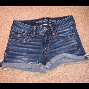 Dark Wash Jean Shorts